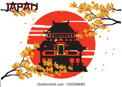the nuances of autumn Japanese Todaiji Nara