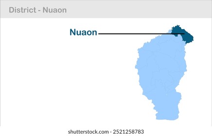 Mapa do sub-distrito de Nuaon, Distrito de Kaimur, Estado de Bihar, República da Índia, Governo de Bihar, Território indiano, Índia Oriental, política, aldeia, turismo