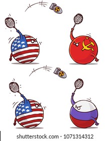 nuclear badminton ussr russia versus usa