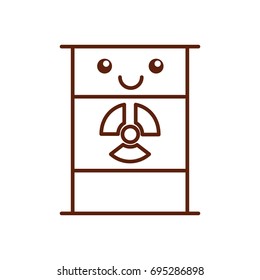 nuclear barrel kawaii character