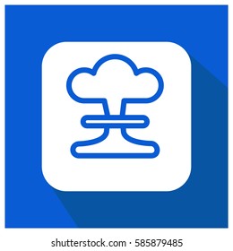 Nuclear bomb vector icon