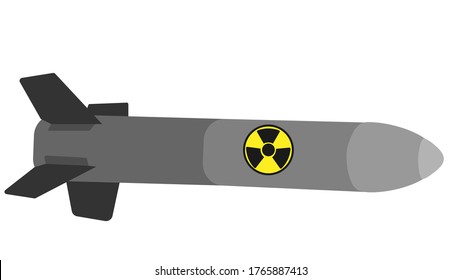 Atombombe. Vektorbild, eps10