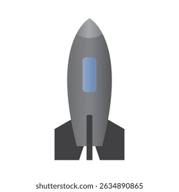 Designvorlage für Symbol-Illustration der Atombombenwaffe