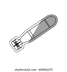Nuclear bomb weapon vector illustration graphic design