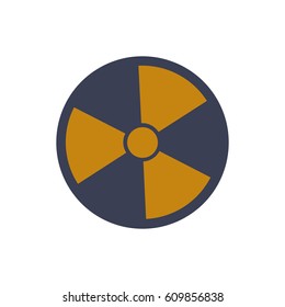 Nuclear bomb weapon vector illustration graphic design