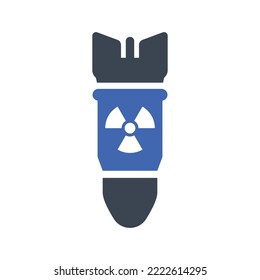 Icono de auge nuclear, gráficos vectoriales