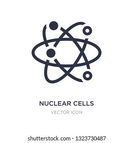 nuclear cells icon on white background. Simple element illustration from UI concept. nuclear cells sign icon symbol design.
