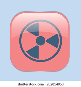 nuclear danger icon