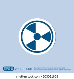 nuclear danger icon