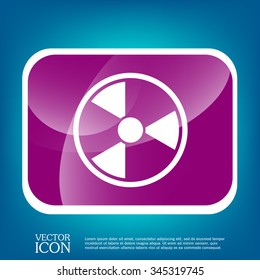 nuclear danger icon
