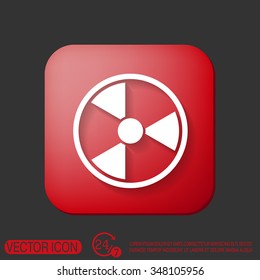 nuclear danger icon