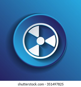 nuclear danger icon