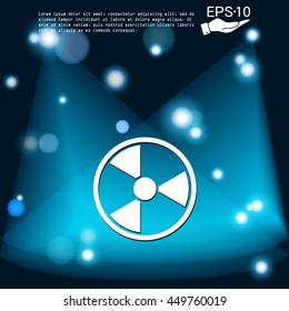 nuclear danger icon