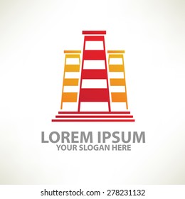 Nuclear design  logo template,colour concept design,clean vector