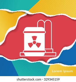 Nuclear energy icon