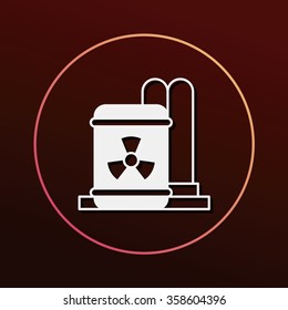 Nuclear energy icon