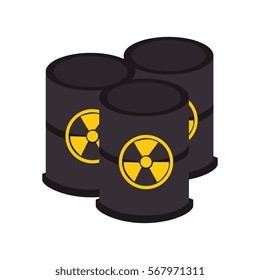 nuclear energy isolated icon