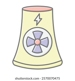 
Nuclear energy
 lineal color icon , vector, pixel perfect, illustrator file 