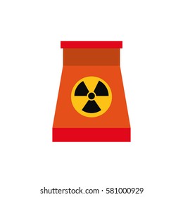 Nuclear energy plant icon vector illustration graphic design