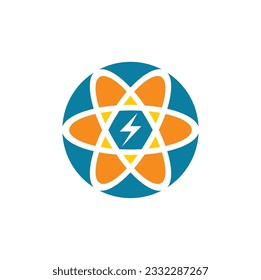 nuclear energy symbol, energy, vector art