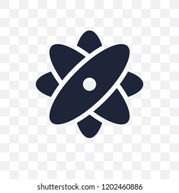 Nuclear energy transparent icon. Nuclear energy symbol design from Ecology collection. Simple element vector illustration on transparent background.
