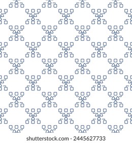 Nuclear Energy vector Radiation concept outline seamless pattern
