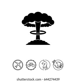 Nuclear Explosion Icon