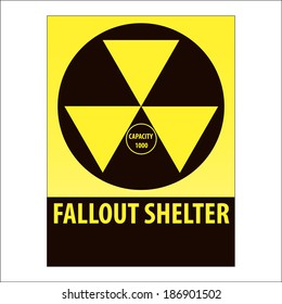 Nuclear Fallout Shelter Symbol