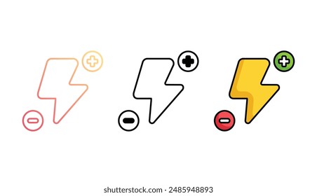 nuclear fission icon design with white background stock illustration