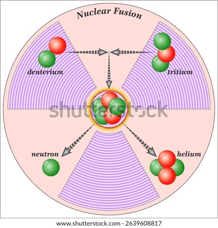 Nuclear fusion is the process of making a single heavy nucleus (part of an atom) from two lighter nuclei. This process is called a nuclear reaction. It releases a large amount of energy.