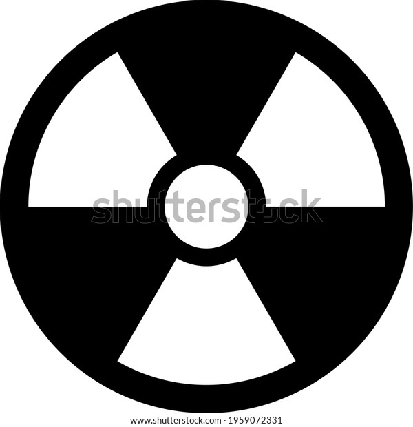 Nuclear Hazard Ionizing Radiation Trefoil Danger Stock Vector (Royalty ...