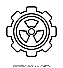 Nuclear Icon Element For Design