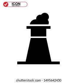 nuclear icon isolated sign symbol vector illustration - high quality black style vector icons
