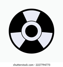 Nuclear Icon. Nucleate Symbol - Vector.