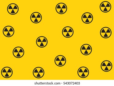 Nuclear Icon pattern background  Vector