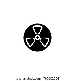 nuclear icon. sign design