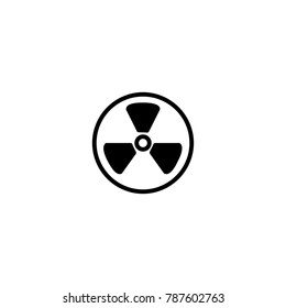 nuclear icon. sign design
