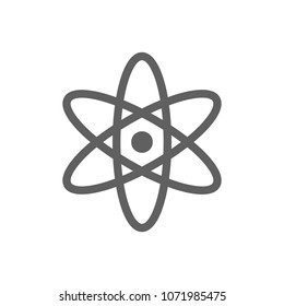 Nuclear icon in trendy flat style isolated on white background. Symbol for your web site design, logo, app, UI. Vector illustration, EPS