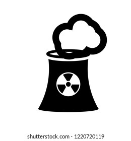 Nuclear icon. Trendy Nuclear logo concept on white background from army and war collection. Suitable for use on web apps, mobile apps and print media.