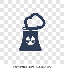 Nuclear Icon. Trendy Nuclear Logo Concept On Transparent Background From Army And War Collection