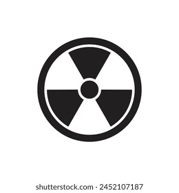 nuclear icon vector template illustration logo design