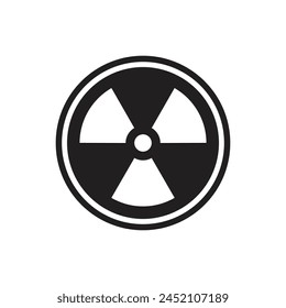 nuclear icon vector template illustration logo design