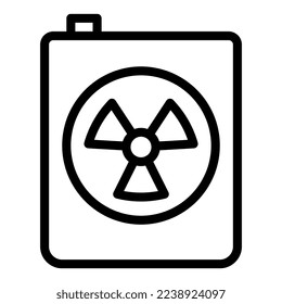 Nuclear illustration vector and logo Icon Army weapon icon perfect. Icon sign from modern collection for mobile concept and web apps design.