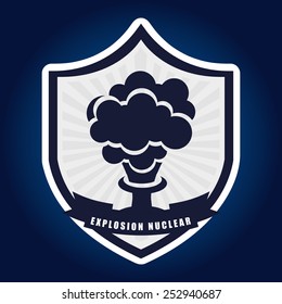 nuclear industry design, vector illustration eps10 graphic 