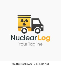 Nuclear Logistic Logo Vector Template Design. Good for Business, Startup, Agency, and Organization