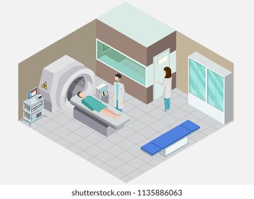 Nuclear Medicine Isometric Composition