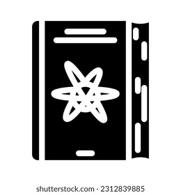 nuclear physics nuclear energy glyph icon vector. nuclear physics nuclear energy sign. isolated symbol illustration