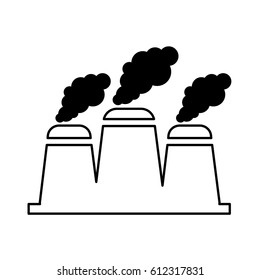 nuclear plant chimney icon