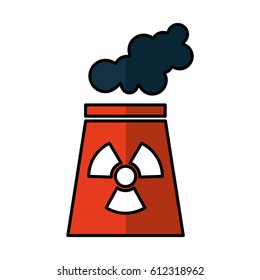 nuclear plant chimney icon