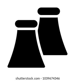 Nuclear Plant Chimneys